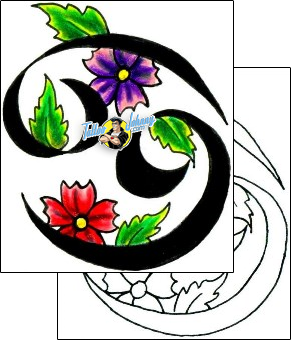 Flower Tattoo plant-life-flowers-tattoos-jennifer-james-jjf-00186