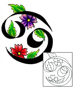 Cancer Tattoo Plant Life tattoo | JJF-00186