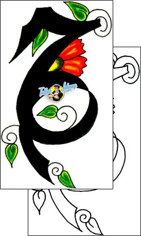 Flower Tattoo plant-life-flowers-tattoos-jennifer-james-jjf-00191