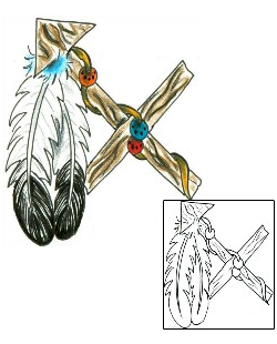 Native American Tattoo Miscellaneous tattoo | JJF-00222