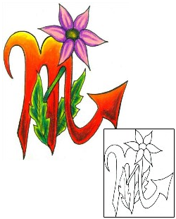 Zodiac Tattoo Plant Life tattoo | JJF-00229