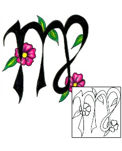 Virgo Tattoo Plant Life tattoo | JJF-00237