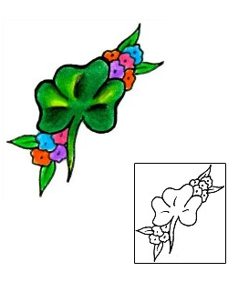Irish Tattoo Plant Life tattoo | JJF-00267