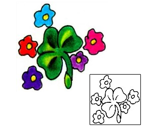 Irish Tattoo Plant Life tattoo | JJF-00268