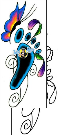 Butterfly Tattoo footprint-tattoos-jennifer-james-jjf-00296