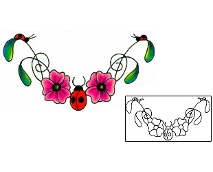 Ladybug Tattoo Specific Body Parts tattoo | JJF-00320