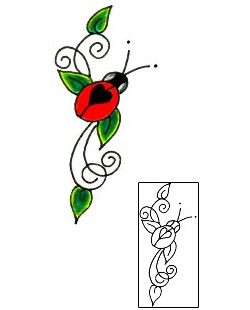 Ladybug Tattoo Insects tattoo | JJF-00328