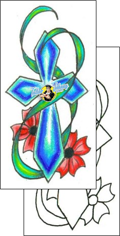Flower Tattoo plant-life-flowers-tattoos-jennifer-james-jjf-00380