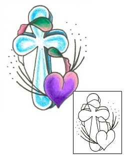Sacred Heart Tattoo Religious & Spiritual tattoo | JJF-00384