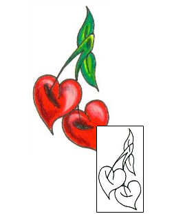 Cherry Tattoo For Women tattoo | JJF-00419