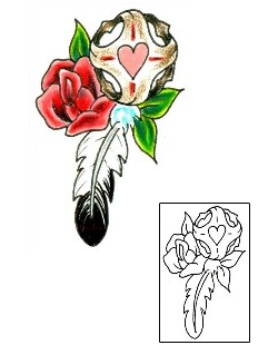 Flower Tattoo Plant Life tattoo | JJF-00453