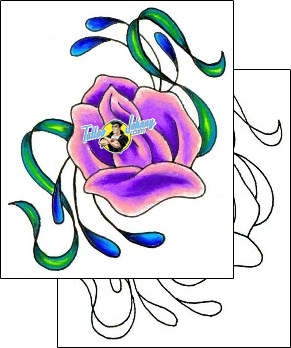 Flower Tattoo plant-life-flowers-tattoos-jennifer-james-jjf-00461