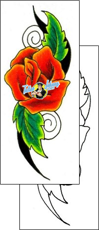 Flower Tattoo plant-life-flowers-tattoos-jennifer-james-jjf-00463