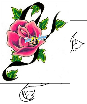 Flower Tattoo plant-life-flowers-tattoos-jennifer-james-jjf-00467