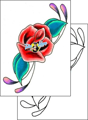 Flower Tattoo plant-life-flowers-tattoos-jennifer-james-jjf-00469