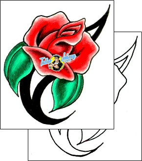 Flower Tattoo plant-life-flowers-tattoos-jennifer-james-jjf-00473