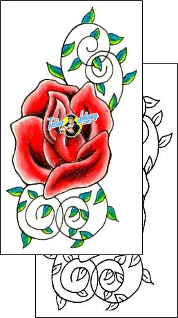 Flower Tattoo plant-life-flowers-tattoos-jennifer-james-jjf-00474