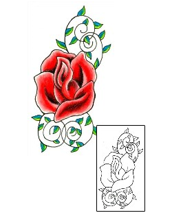 Picture of Plant Life tattoo | JJF-00474