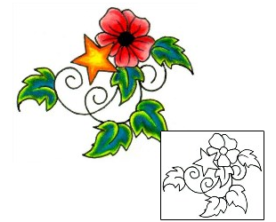 Picture of Plant Life tattoo | JJF-00476