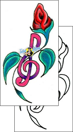 Music Tattoo miscellaneous-music-tattoos-jennifer-james-jjf-00501