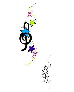 Music Tattoo Miscellaneous tattoo | JJF-00503