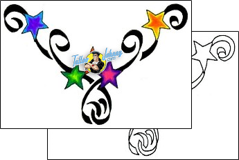 Celestial Tattoo star-tattoos-jennifer-james-jjf-00504