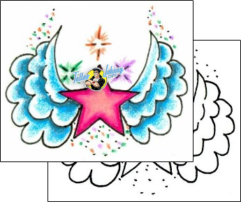 Celestial Tattoo star-tattoos-jennifer-james-jjf-00513