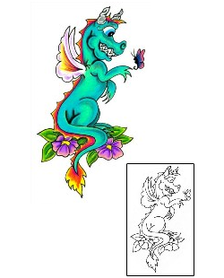 Flower Tattoo Mythology tattoo | JJF-00517