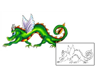 Dragon Tattoo Mythology tattoo | JJF-00526