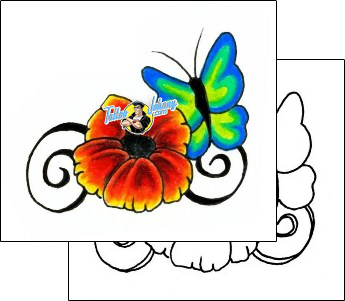 Butterfly Tattoo insects-butterfly-tattoos-jennifer-james-jjf-00540