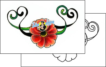 Flower Tattoo for-women-lower-back-tattoos-jennifer-james-jjf-00543