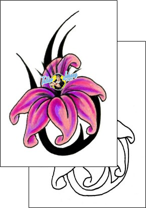 Flower Tattoo plant-life-flowers-tattoos-jennifer-james-jjf-00545