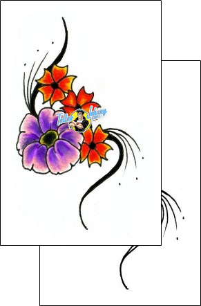 Flower Tattoo plant-life-flowers-tattoos-jennifer-james-jjf-00553