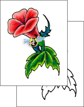 Flower Tattoo plant-life-flowers-tattoos-jennifer-james-jjf-00554