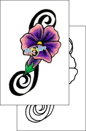 Flower Tattoo plant-life-flowers-tattoos-jennifer-james-jjf-00555
