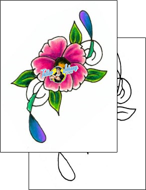 Flower Tattoo plant-life-flowers-tattoos-jennifer-james-jjf-00556