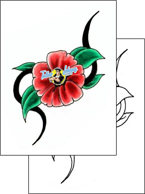 Flower Tattoo plant-life-flowers-tattoos-jennifer-james-jjf-00557