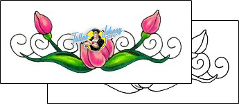 Flower Tattoo for-women-lower-back-tattoos-jennifer-james-jjf-00560