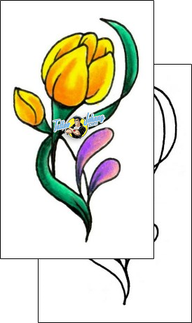 Flower Tattoo plant-life-flowers-tattoos-jennifer-james-jjf-00563