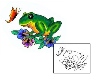 Frog Tattoo Reptiles & Amphibians tattoo | JJF-00570