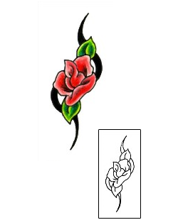 Rose Tattoo Plant Life tattoo | JJF-00591