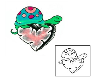 Heart Tattoo Reptiles & Amphibians tattoo | JJF-00604