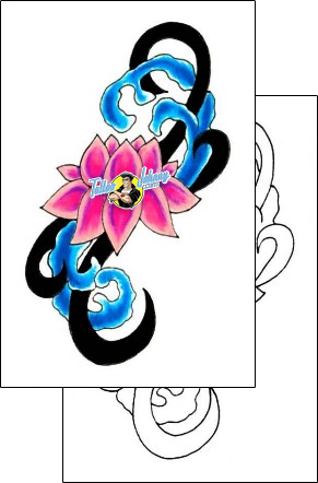 Flower Tattoo plant-life-flowers-tattoos-jennifer-james-jjf-00617