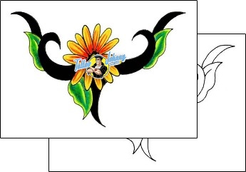 Flower Tattoo for-women-lower-back-tattoos-jennifer-james-jjf-00622