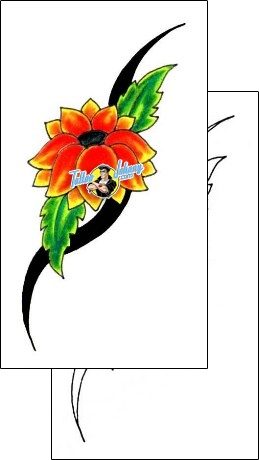 Flower Tattoo plant-life-flowers-tattoos-jennifer-james-jjf-00625