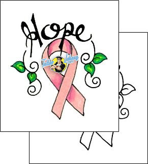 Breast Cancer Tattoo jjf-00637