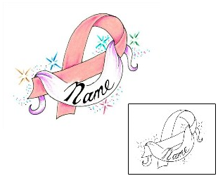 Ribbon Tattoo Miscellaneous tattoo | JJF-00641