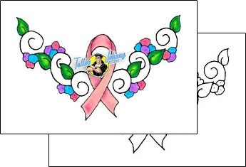 Breast Cancer Tattoo jjf-00651