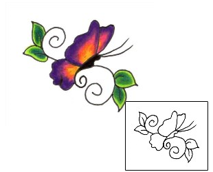 Butterfly Tattoo Insects tattoo | JJF-00683