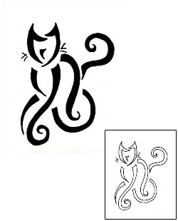 Cat Tattoo Tattoo Styles tattoo | JJF-00704